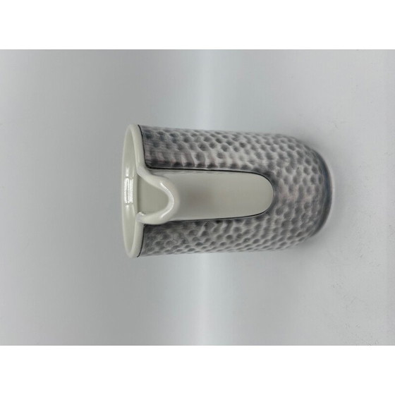 Image 1 of Vintage Art Deco Teeservice aus gehämmertem Metall und Porzellan für Wmf, 1930