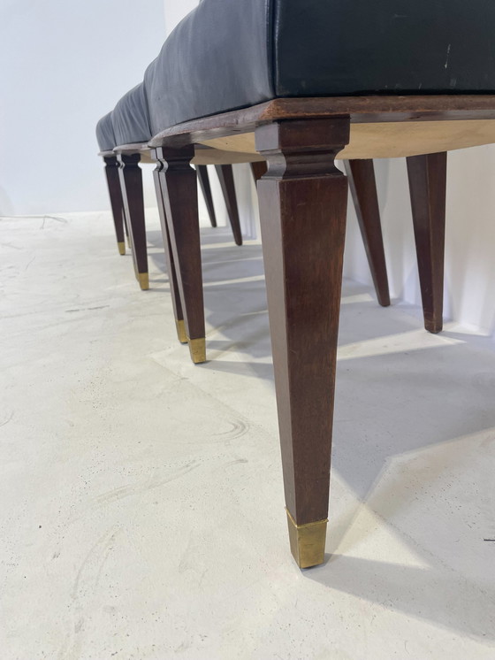 Image 1 of 4x antike Art-Deco-Stühle