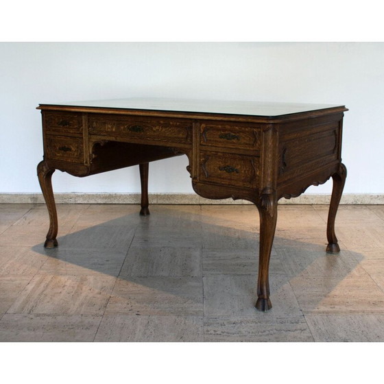 Image 1 of Doppelter Schreibtisch im Stil Louis XV