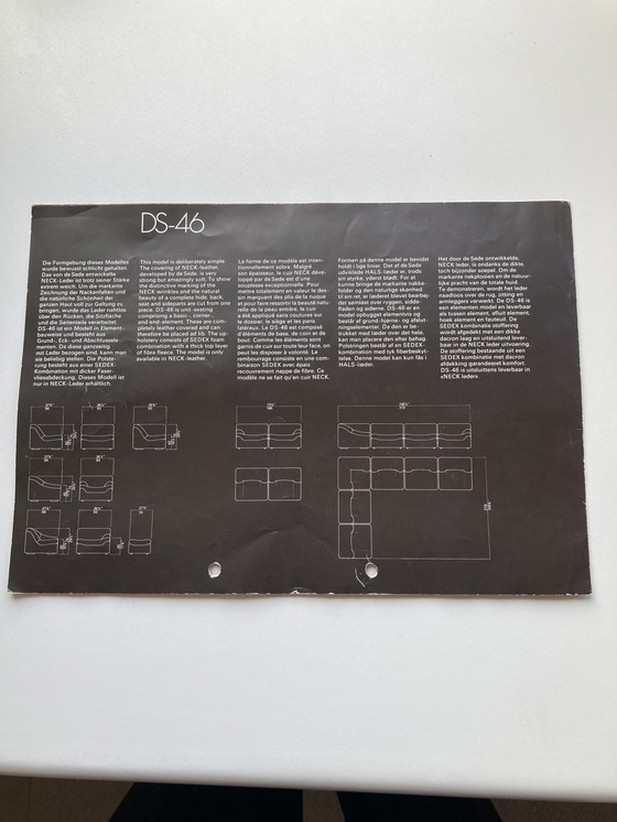 Image 1 of De Sede modulares Sofa und Sessel DS46