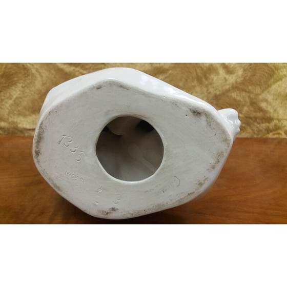 Image 1 of Keramikskulptur einer sitzenden nackten Frau von Art Deco, Tschechoslowakei 1940