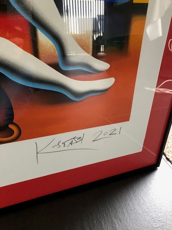 Image 1 of Mark Kostabi Giclée - Soziale Moderne