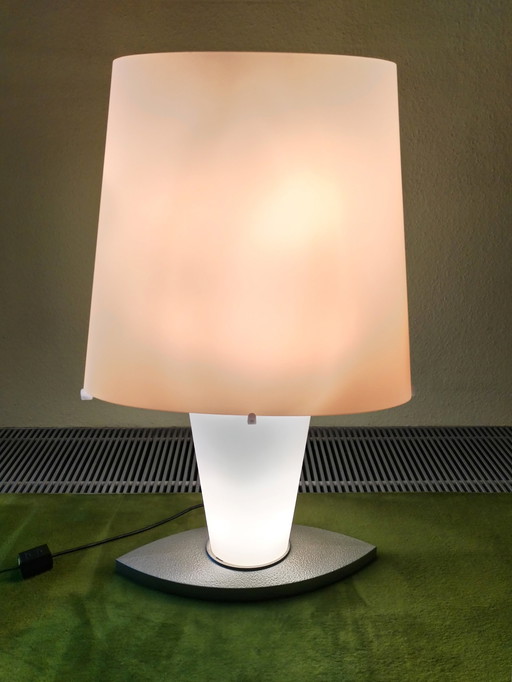 Postmoderne Glastischlampe Xl Von Daniela Puppa, Für Fontana Arte