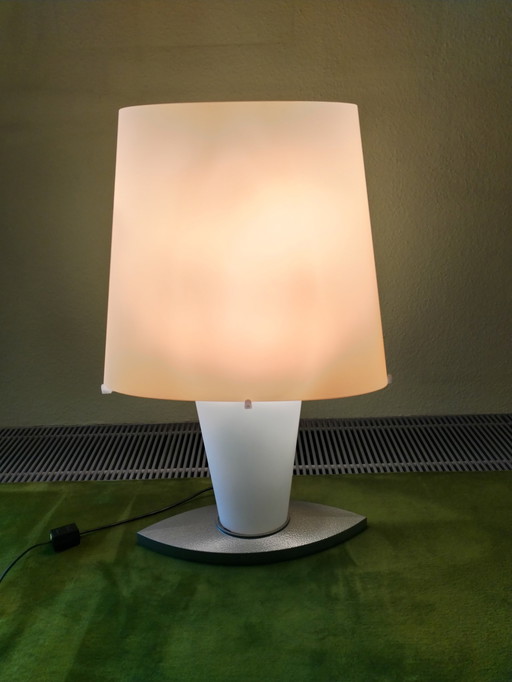 Postmoderne Glastischlampe Xl Von Daniela Puppa, Für Fontana Arte