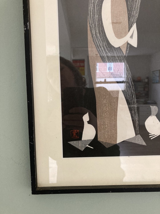 Image 1 of Kaoru kawano - Mädchen mit Tauben