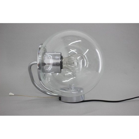 Image 1 of Paar Wandlampen aus Chrom und Glas, Tschechoslowakei 1970er Jahre