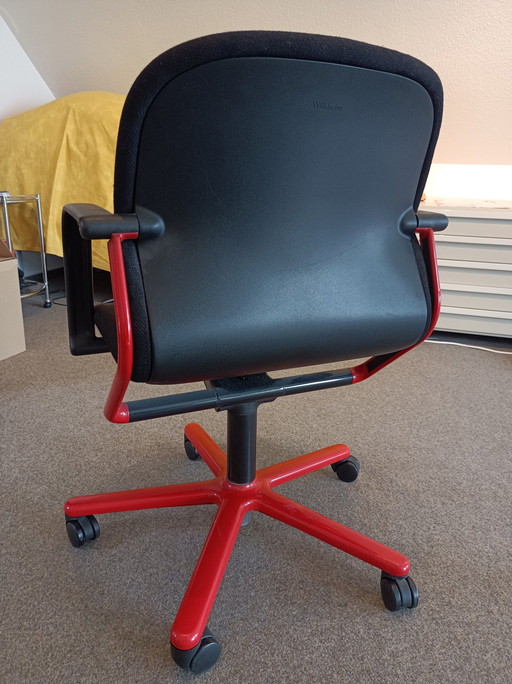 Bürostuhl Wilkhahn Fs 211/8 Schwarz/Rot