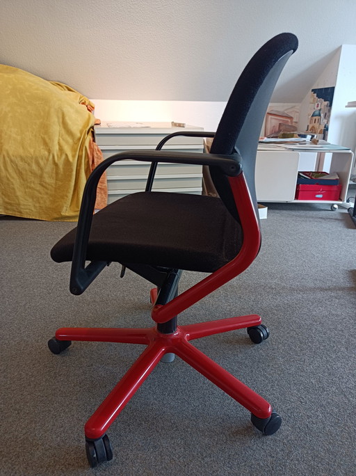 Bürostuhl Wilkhahn Fs 211/8 Schwarz/Rot