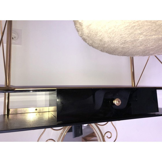 Image 1 of Schminktisch im Vintage-Stil mit seinem Toupet-Hocker