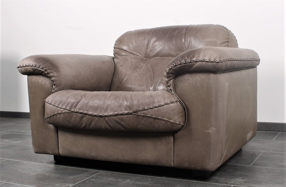 Image 1 of De Sede DS101 Sessel aus grauem Leder