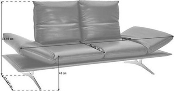 Image 1 of Dieter Knoll Zweisitziges Sofa