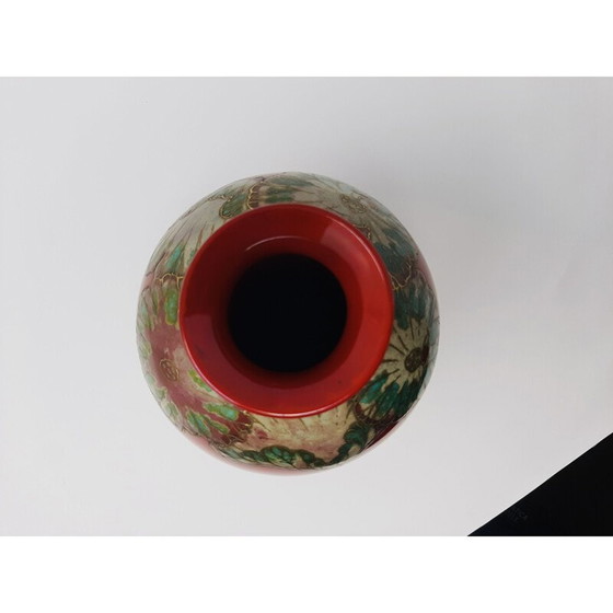 Image 1 of Jugendstilvase gemalt von W. Ģ. Hodkinson von Doulton und Co, 1902