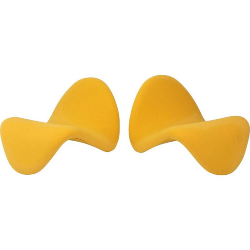 Paar Vintage-Sessel Tongue von Pierre Paulin für Artifort, 1960er Jahre