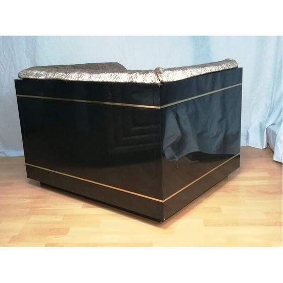 Image 1 of Vintage-Sessel aus Seide von Pierre Cardin, 1970er-1980er Jahre