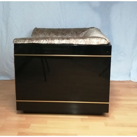 Image 1 of Vintage-Sessel aus Seide von Pierre Cardin, 1970er-1980er Jahre