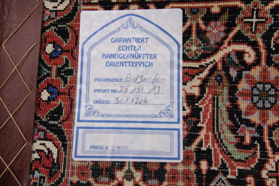 Image 1 of Original Handgeknüpfter Perserteppich Bidjar Takab Sehr Fein Geknüpft 301 X 204 Cm Top Zustand