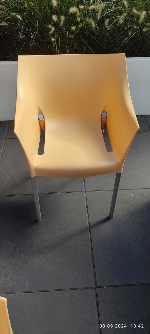 4x Kartell Dr No Stühle von Starck