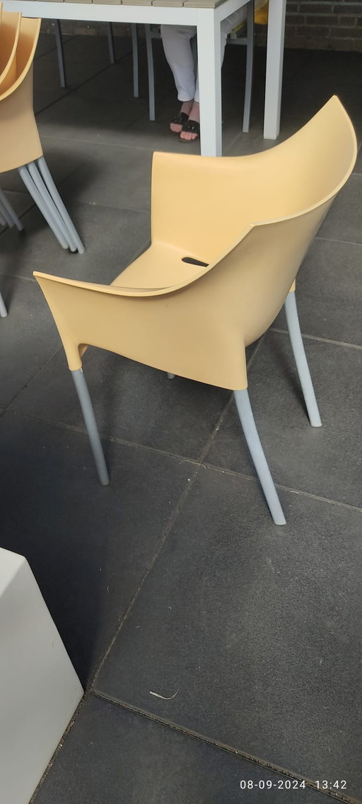 4x Kartell Dr No Stühle von Starck