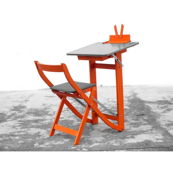 Image 1 of Vintage Kinderschreibtisch aus Holz von Reguitti, 1960