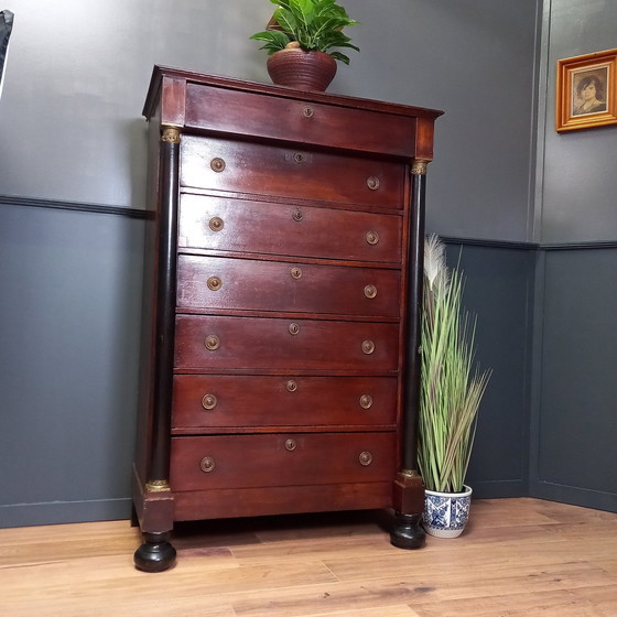 Image 1 of Klassische Chiffoniere mit 7 Schubladen