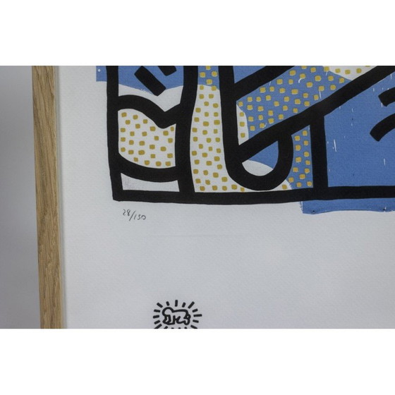 Image 1 of Alter Siebdruck von Keith Haring, USA 1990