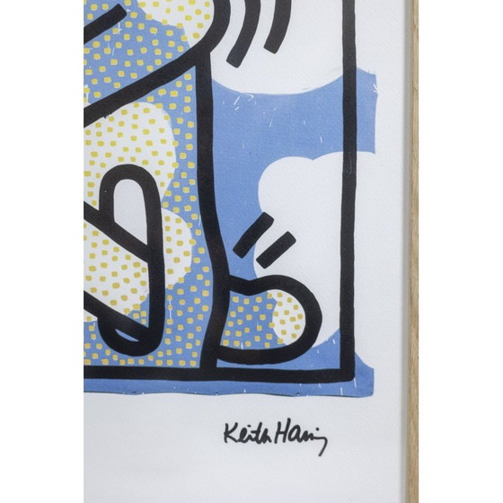 Image 1 of Alter Siebdruck von Keith Haring, USA 1990