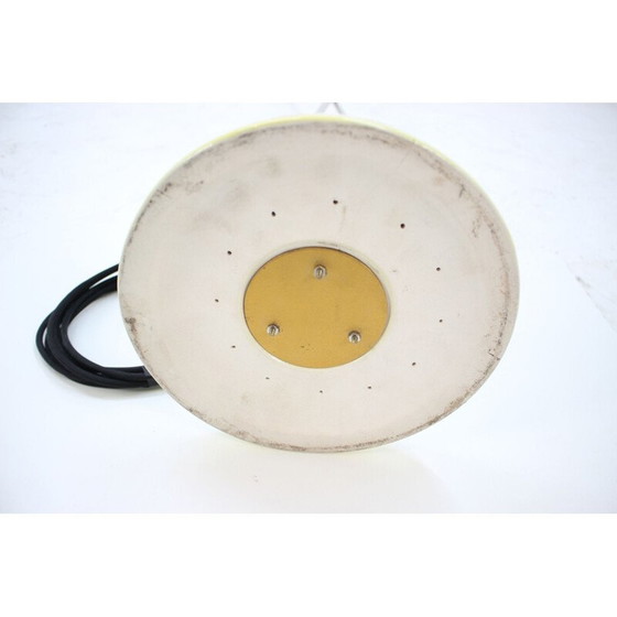 Image 1 of Vintage Stehlampe aus polychromem Stahl, glasierte Keramik, Tschechoslowakei