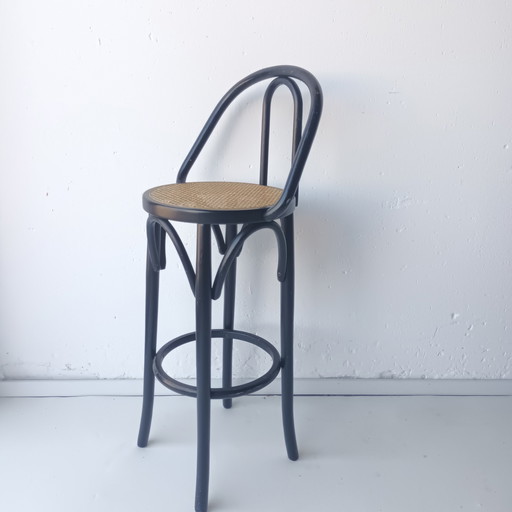 3 Vintage Barhocker im Thonet-Stil