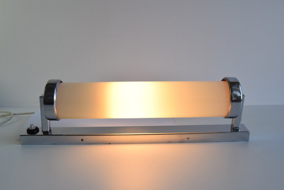 Image 1 of Bauhaus- oder funktionalistische Chrom-Wandleuchte, 1930er Jahre