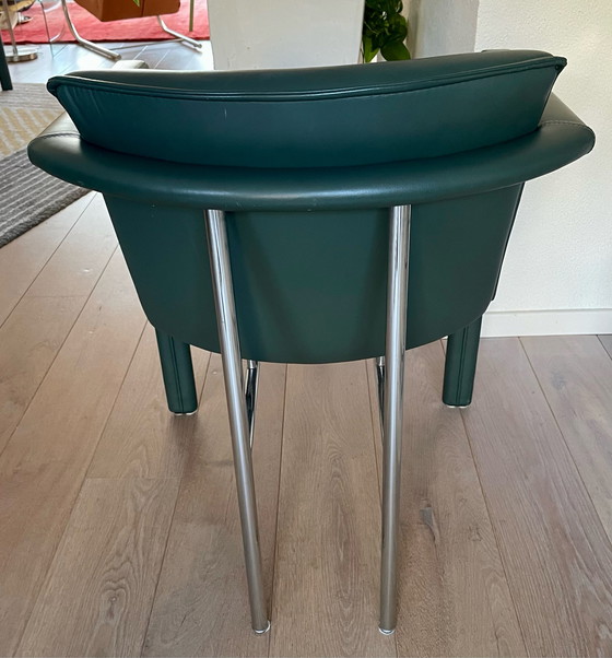 Image 1 of 4x Leolux Esszimmerstuhl aus Leder