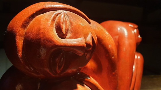 Image 1 of Buchstütze Keramikfrauen