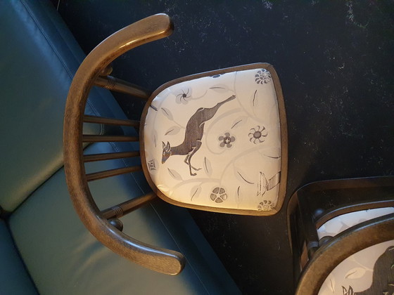 Image 1 of 2 x Josef Hoffmann Fledermaus stoelen