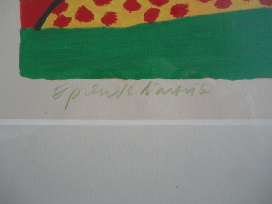 Image 1 of Corneille - L'Oiseau a la Langue Jaune/Vogel in Gelb/Buntes Huhn