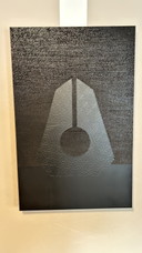 Rotan Hunt Skulptur auf geschnitzten Wandbild