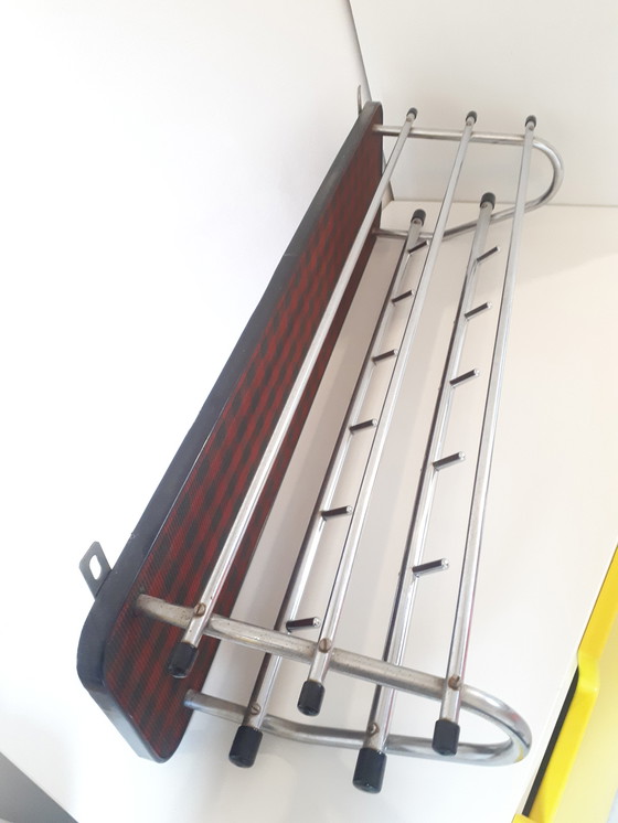 Image 1 of Vintage Garderobe rot kariert