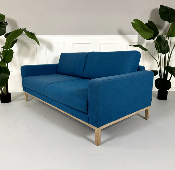 Image 1 of Bolia North Sofa Designer Stoff Couch Blau Fsc Zertifikat