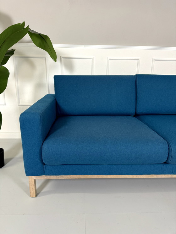 Image 1 of Bolia North Sofa Designer Stoff Couch Blau Fsc Zertifikat