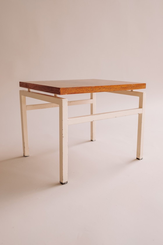 Image 1 of Vintage Pallisander Beistelltisch aus Holz mit schwimmender Platte