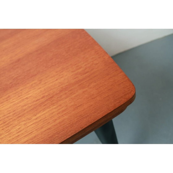 Image 1 of Vintage ausziehbarer Esstisch Teak, 1960er Jahre