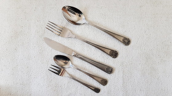 Image 1 of Brocante Besteckkassette Edelstahl