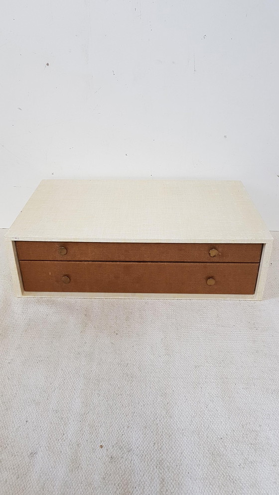 Image 1 of Brocante Besteckkassette Edelstahl