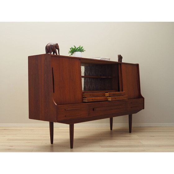 Image 1 of Vintage Teakholz Highboard, Dänemark 1960er Jahre