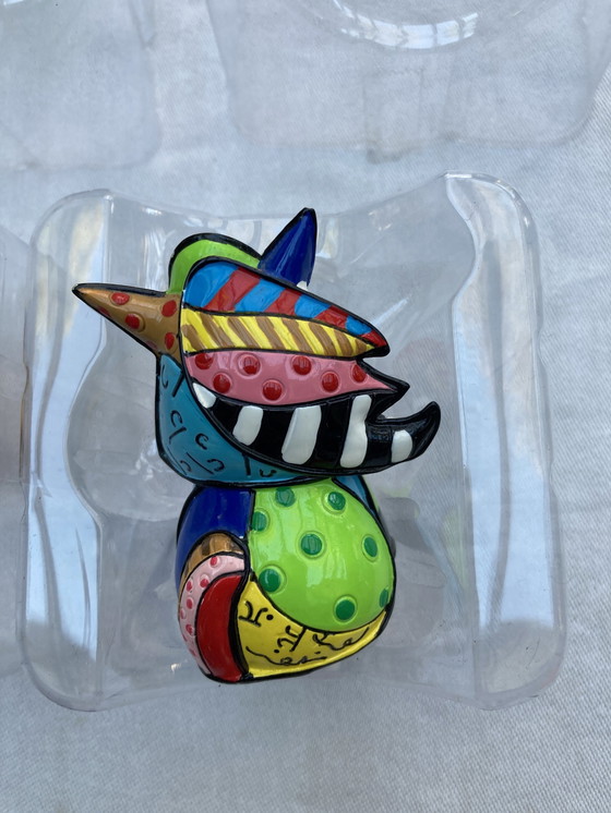 Image 1 of 3 Romero Britto Figuren. Box Neu, Erstausgabe, 2011.