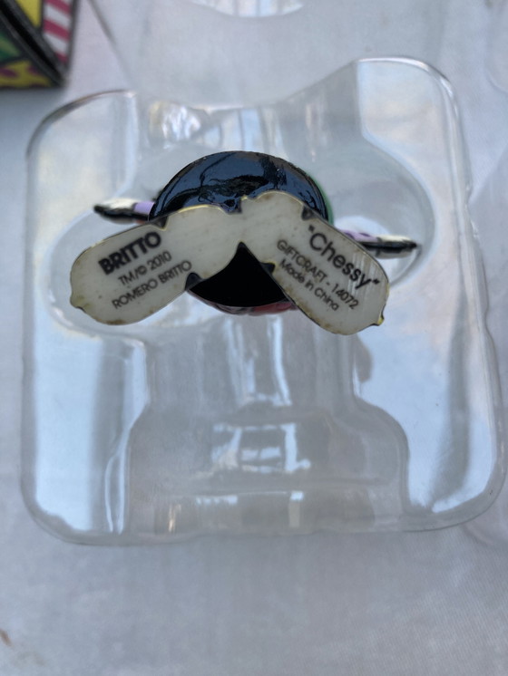 Image 1 of 3 Romero Britto Figuren. Box Neu, Erstausgabe, 2011.