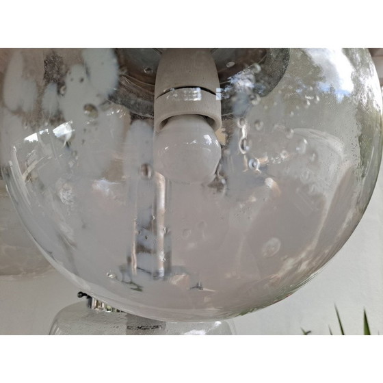 Image 1 of Vintage-Kronleuchter mit vier Glaskugeln, 1970er Jahre