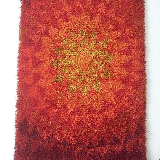 Image 1 of Dänischer Cum Rya Wandteppich aus Wolle - 1970er