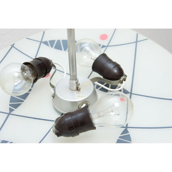 Image 1 of Vintage-Kronleuchter aus dem Weltraumzeitalter Tschechoslowakei 1960er Jahre