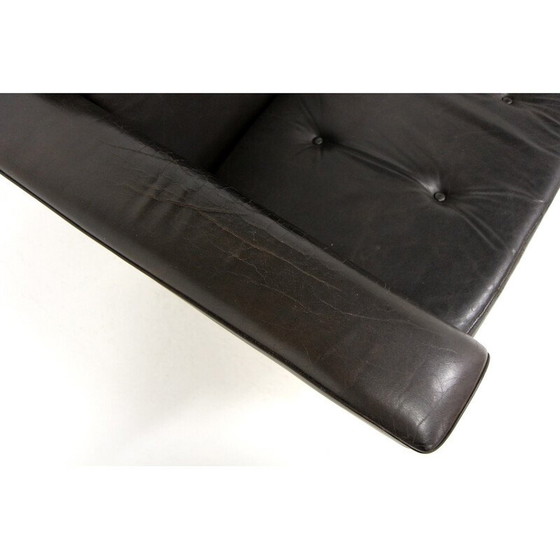 Image 1 of Vintage 3-Sitzer Ledersofa von Karl Erik Ekselius für Joc Vetlanda, Schweden 1950