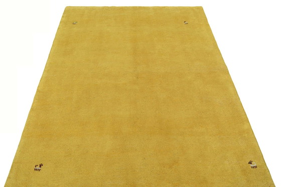 Image 1 of Gabbeh Loribaft Teppich – Gelb – 215 X 152 Cm – Neu