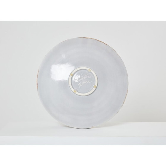 Image 1 of Schale aus glasierter Keramik von Les Héritiers, Frankreich 1990